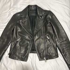 AllSaints Dalby Leather Jacket